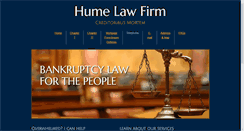 Desktop Screenshot of hume-law-firm.com